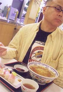 ラーメンと寿司セット