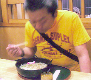 松阪中華そば「不二屋」にて
